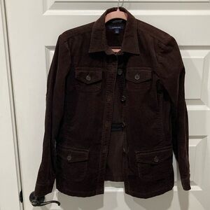 Lands End Brown Corduroy Jacket